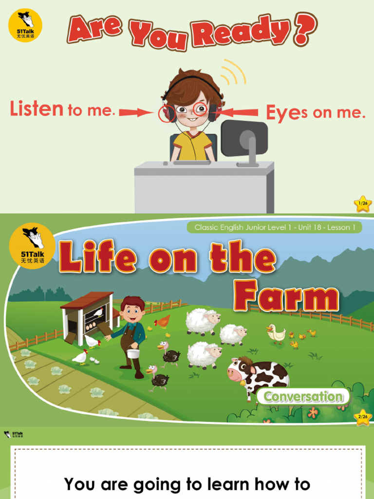 Lesson 1 Life On The Farm | PDF