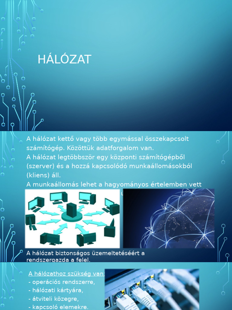 Hálózatok 1 | PDF