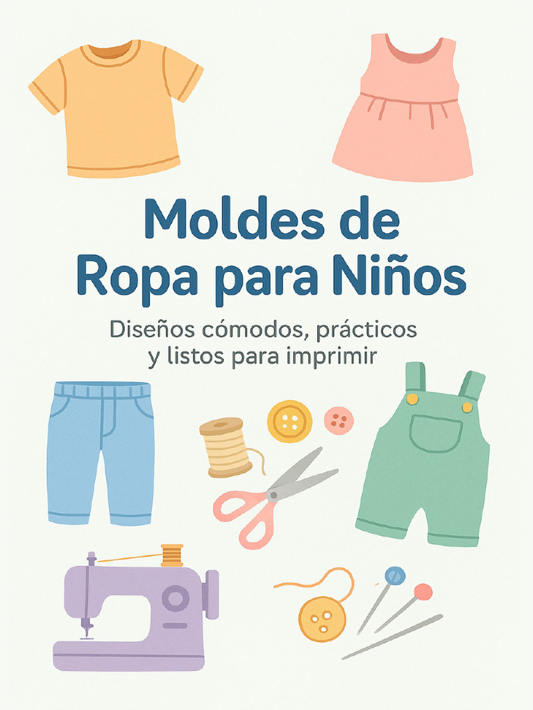 Moldes imprimibles para ropa infantil | PDF | Sector secundario de la ...