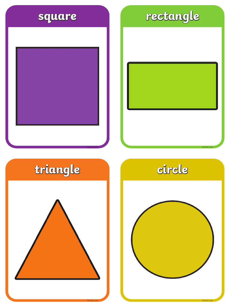 Shape Flashcard 19.9 | PDF