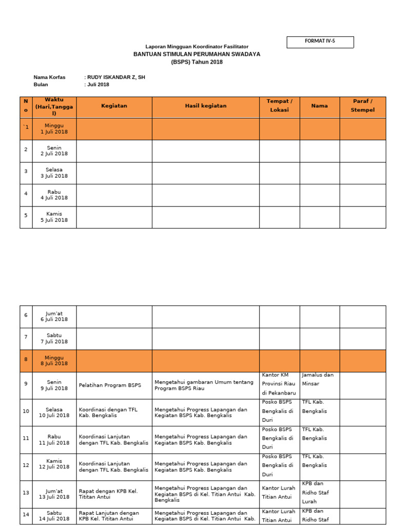Teem Sheet Juli | PDF