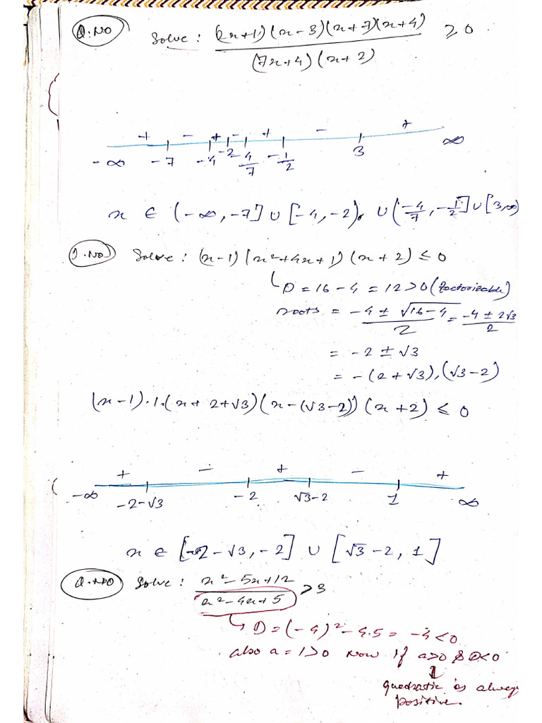Maths Notes 1 | PDF