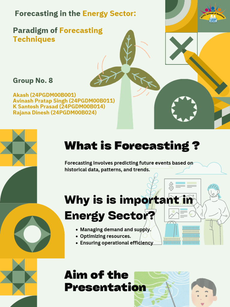 Forecasting in The Energy Sector Paradigm of Forecasting Techniques ...