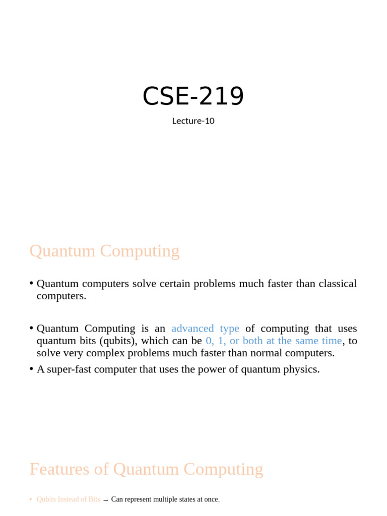 Quantum Computing Fundamentals | PDF | Quantum Computing | Computing