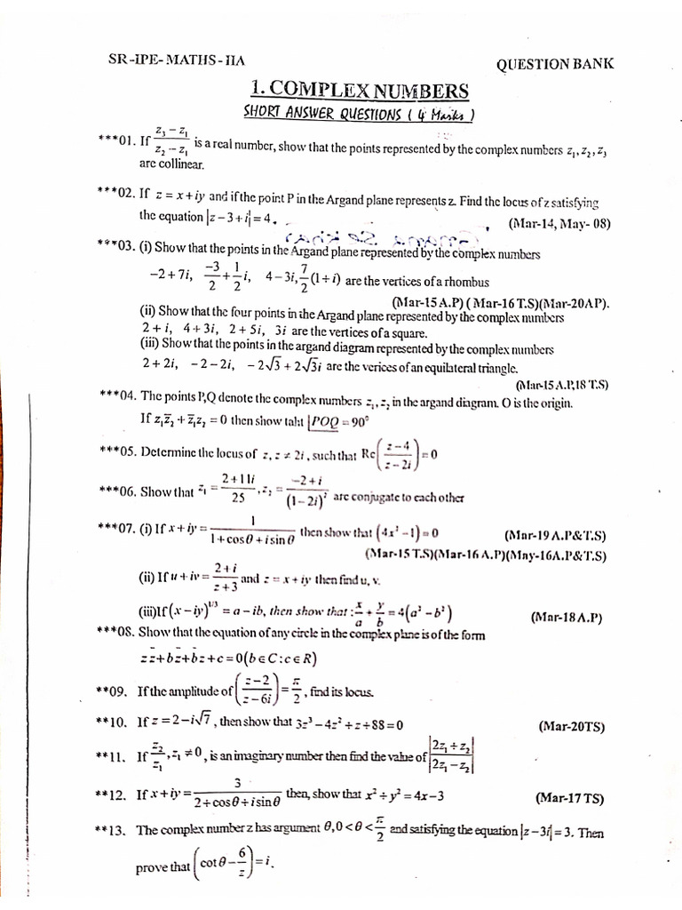 Maths 2A Imp Questions | PDF