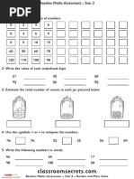 Year 3 Arithmetic Practice Test | PDF