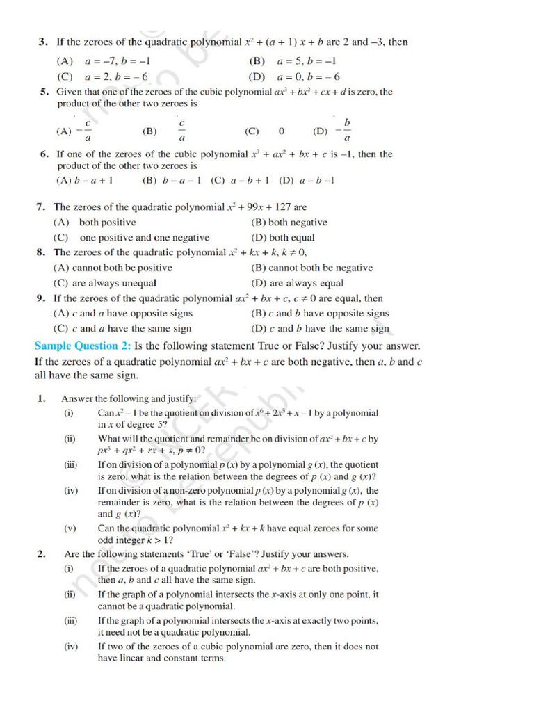Polynomials | PDF