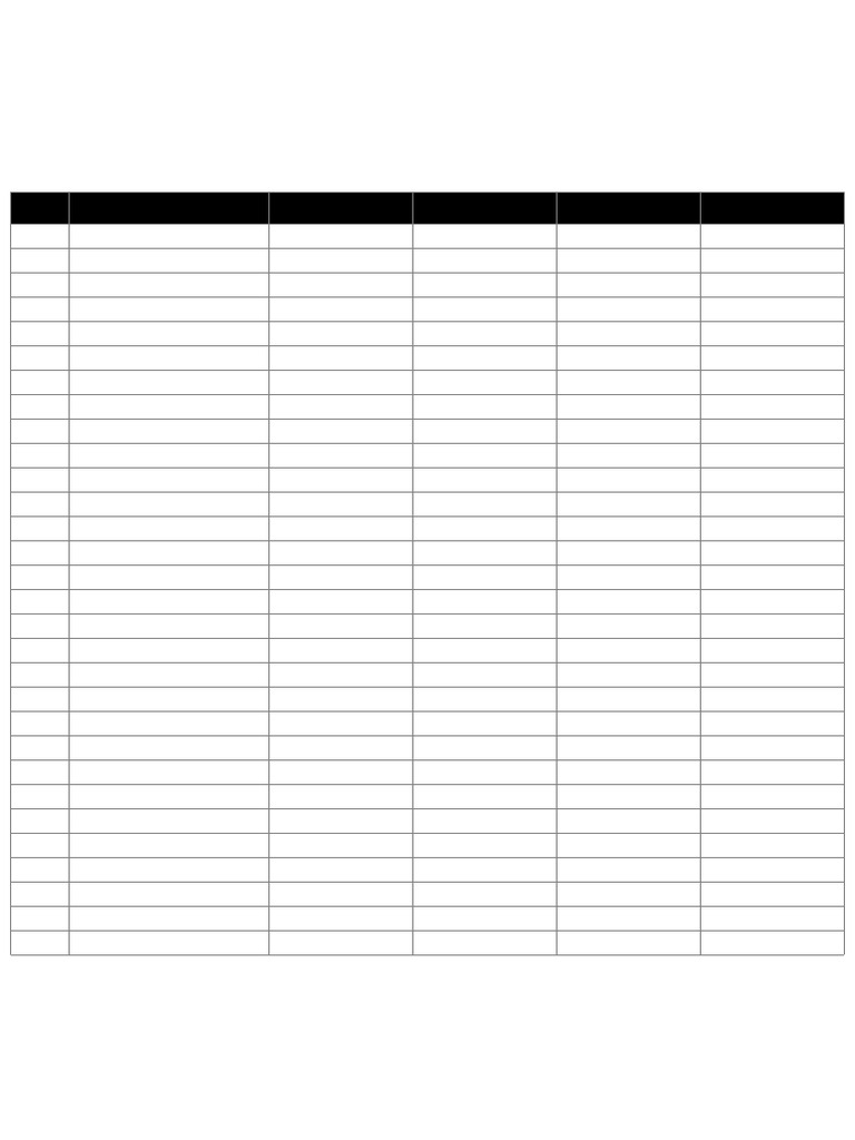 Daily Gym Attendance Register | PDF