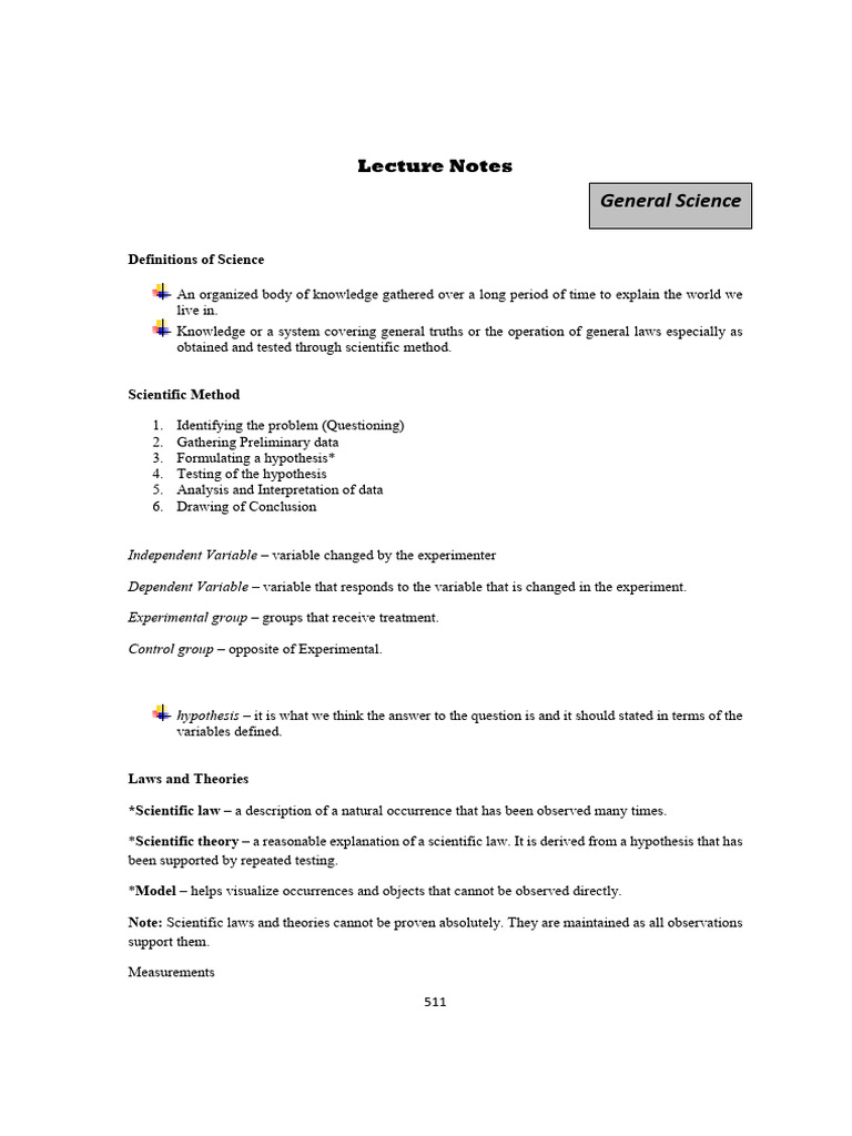 Science Concepts and Definitions Guide | PDF | Dominance (Genetics ...