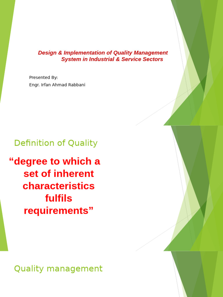Quality Management System Design Guide | PDF | Quality Management ...