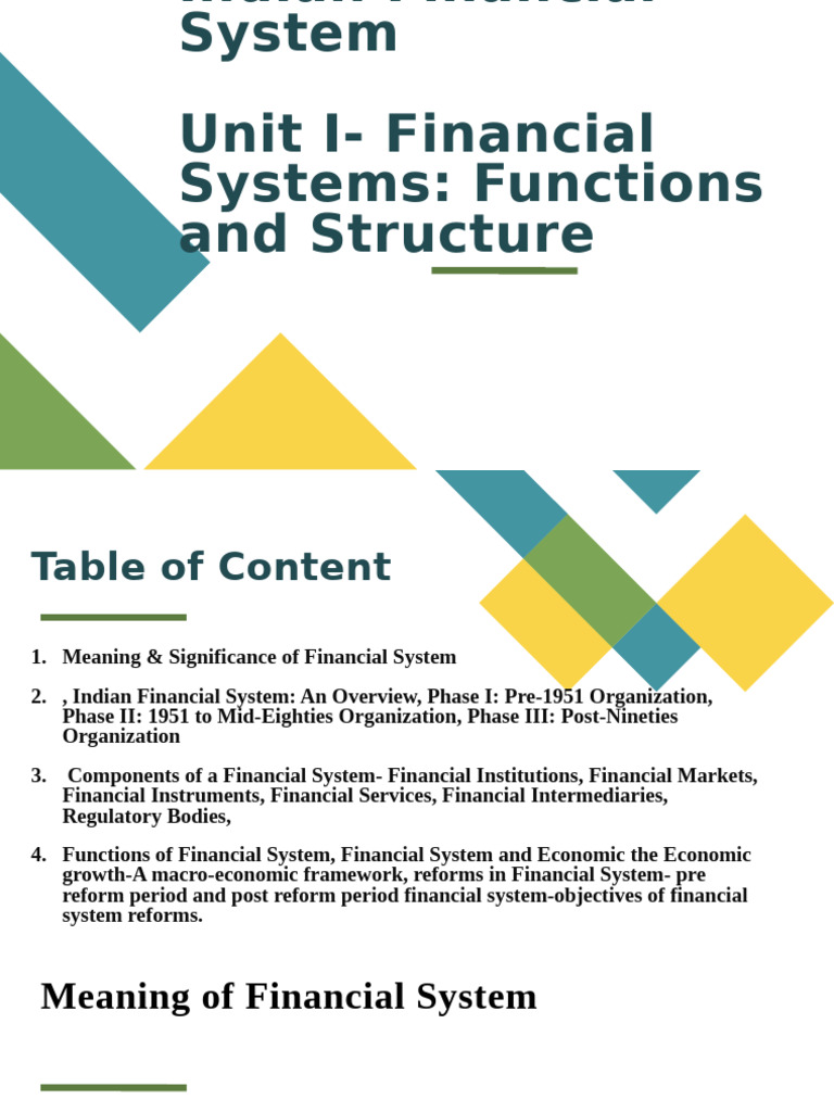 Indian Financial System Updated | PDF | Derivative (Finance) | Bonds ...