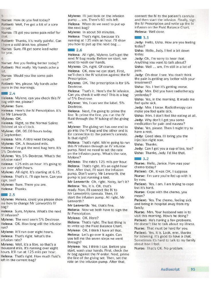 95-96 Audio Script | PDF