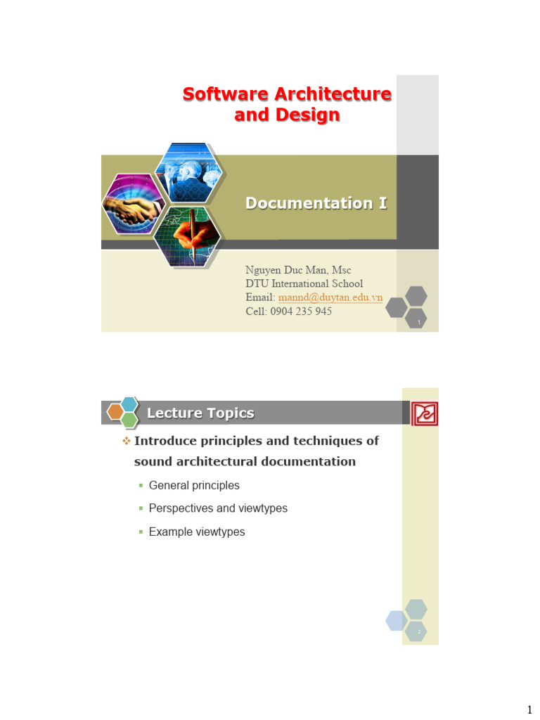 Software Architecture Documentation Guide | PDF | System | Software ...