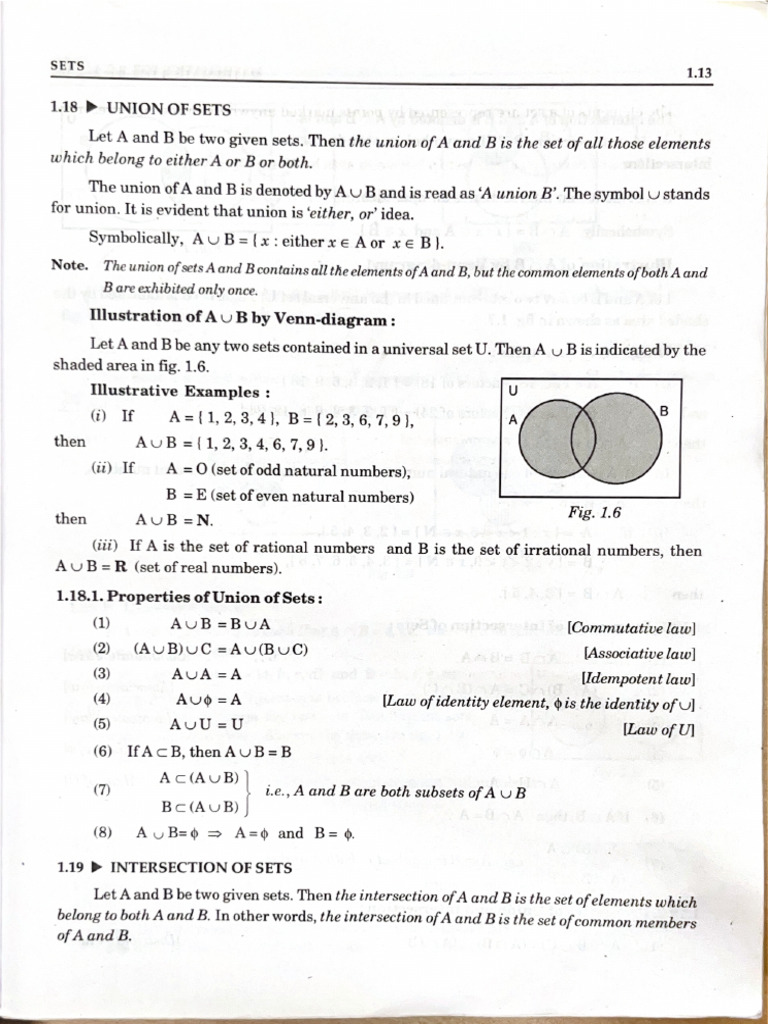 Maths Notes 1 (De Morrgan Law) | PDF