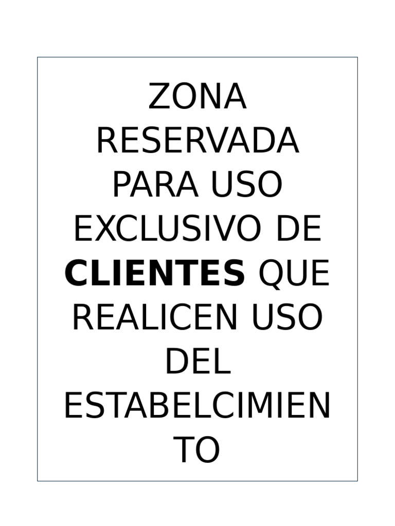 Zona Reservada | PDF