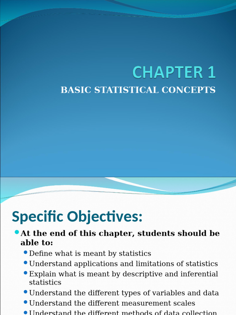 Understanding Basic Statistical Concepts | PDF | Statistics | Level Of ...