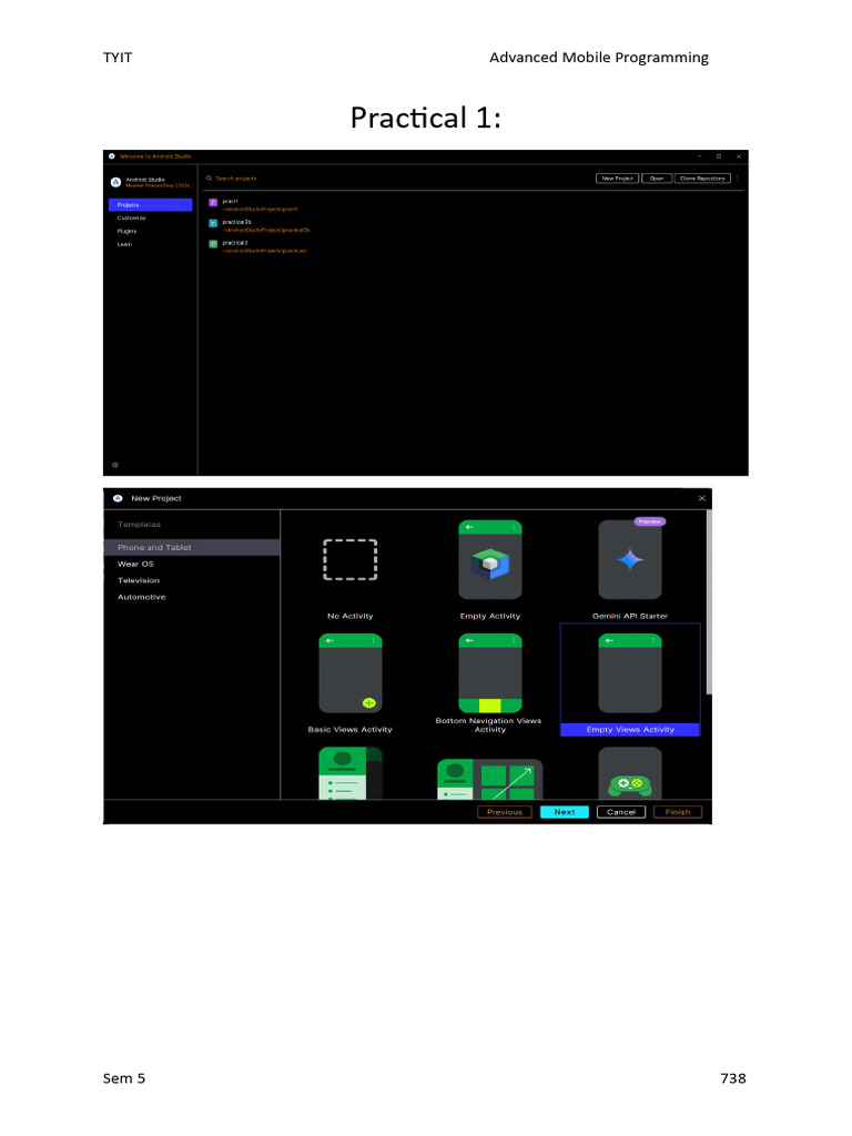 Advanced Mobile Programming Practices | PDF | Android (Operating System ...