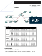 Lab 3.5.2: Subnetting Scenario 1: Topology Diagram