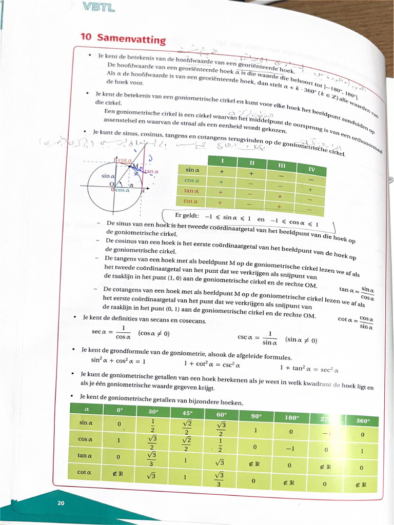 Wiskunde Gonio | PDF