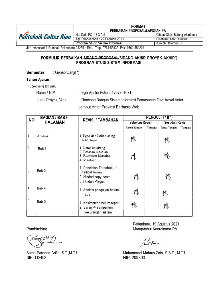 Form Revisi Penguji1 | PDF