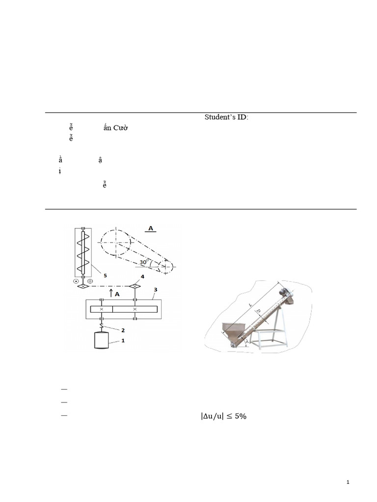 Screw Conveyor Design and Analysis | PDF | Mechanical Engineering