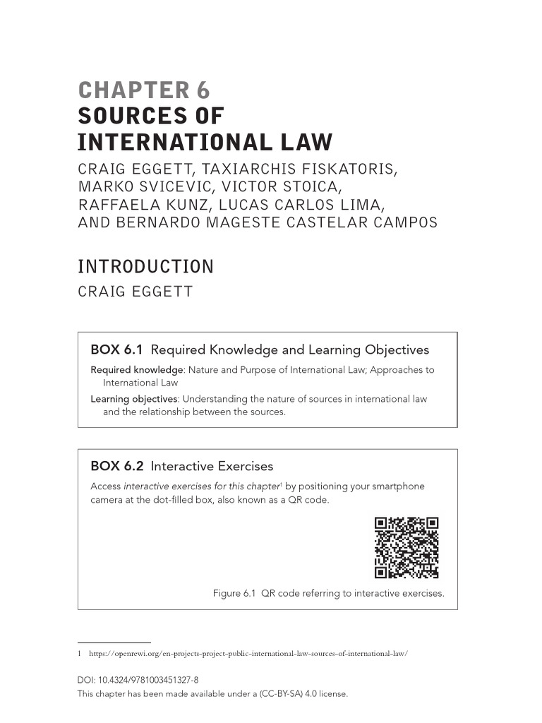 Understanding Sources of International Law | PDF | Treaty | Ratification