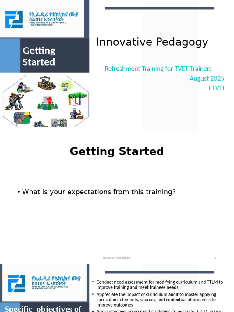 Innovative Pedagogy for TVET Trainers | PDF | Educational Assessment ...