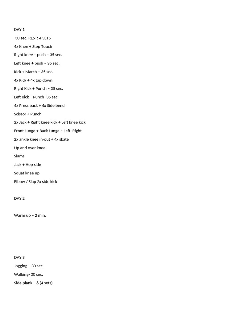 Tyler Path Workout Routine Guide | PDF