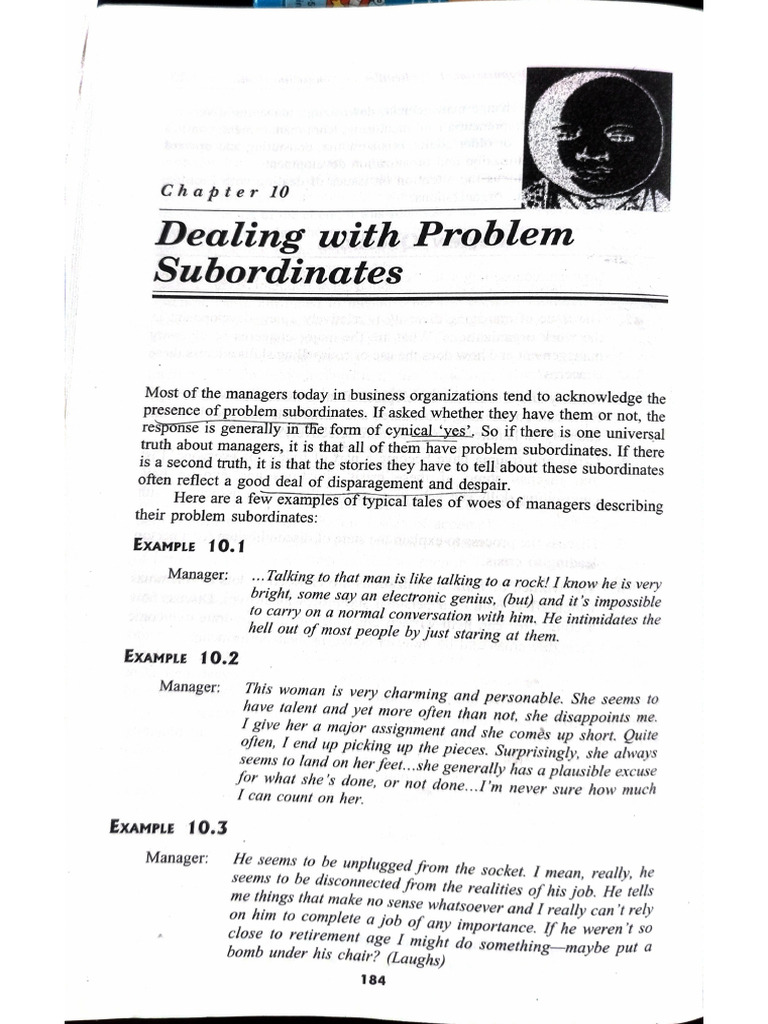 Dealing With Problem Subordinates | PDF