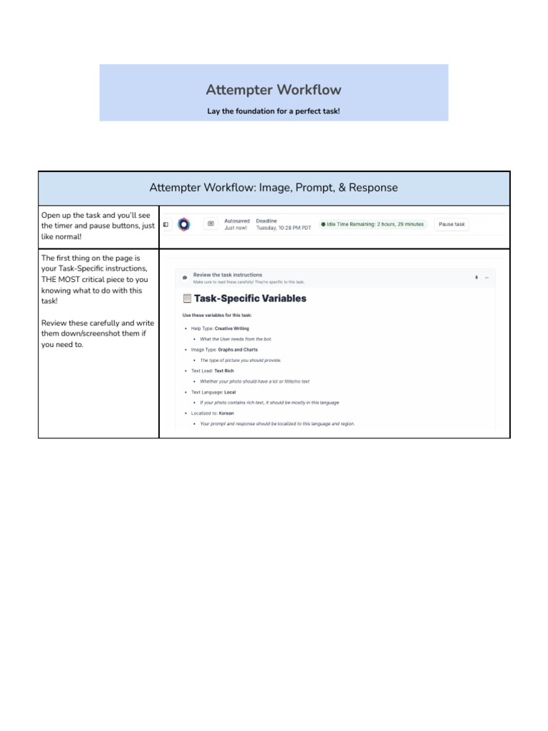 Attempter and Reviewer Workflow Guide | PDF | Computing | Software
