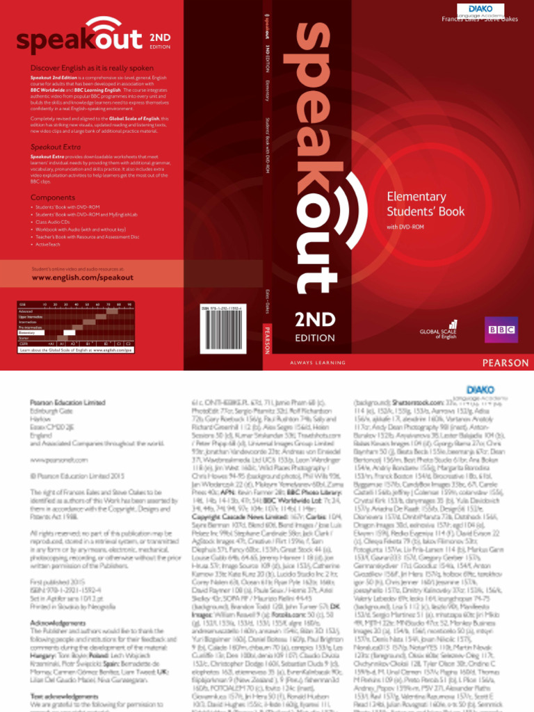 Speakout Elementary Student Book | PDF