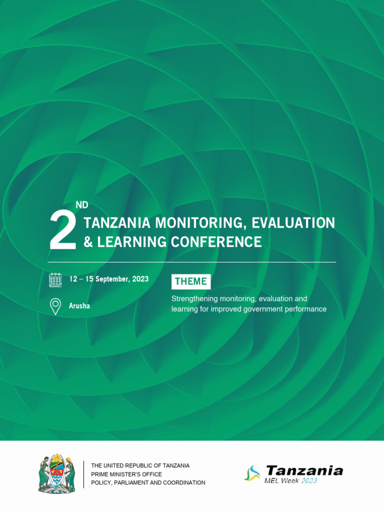 Tanzania MEL Conference 2023 Overview | PDF | Tanzania | Government