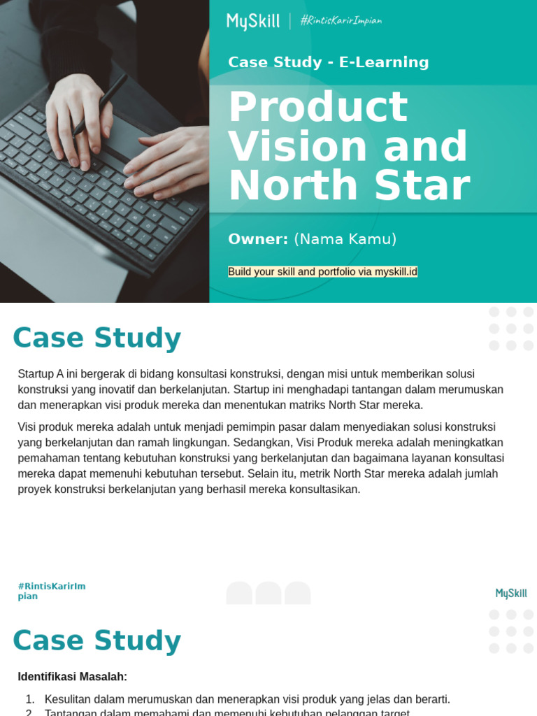 Case Study Product Vision and North Star | PDF