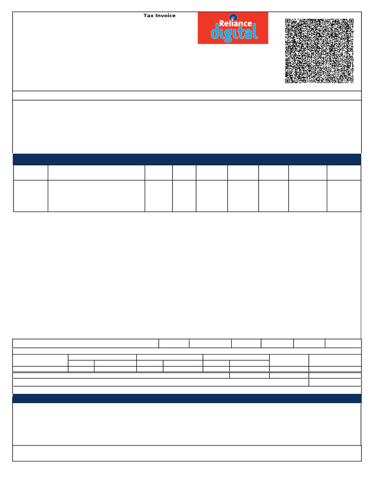 HP Laptop Tax Invoice Format | PDF | Invoice | Payments