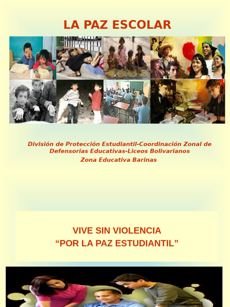 Cultura de Paz Escolar en Barinas | PDF | Mediación | Paz