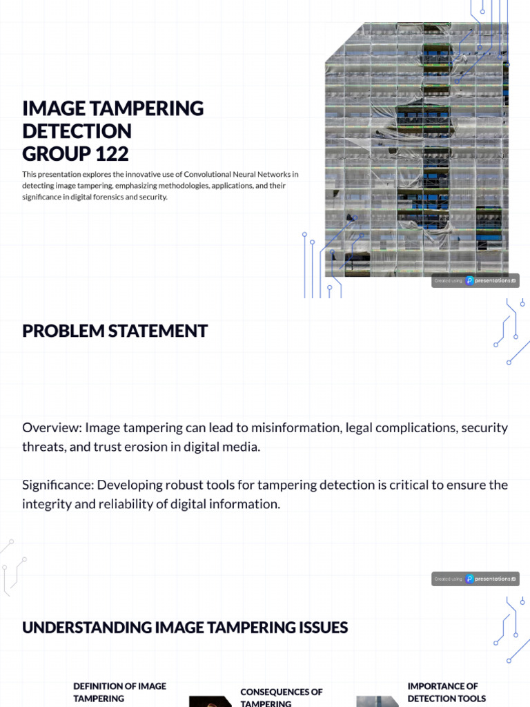 Image Tampering Detection Using CNN | PDF