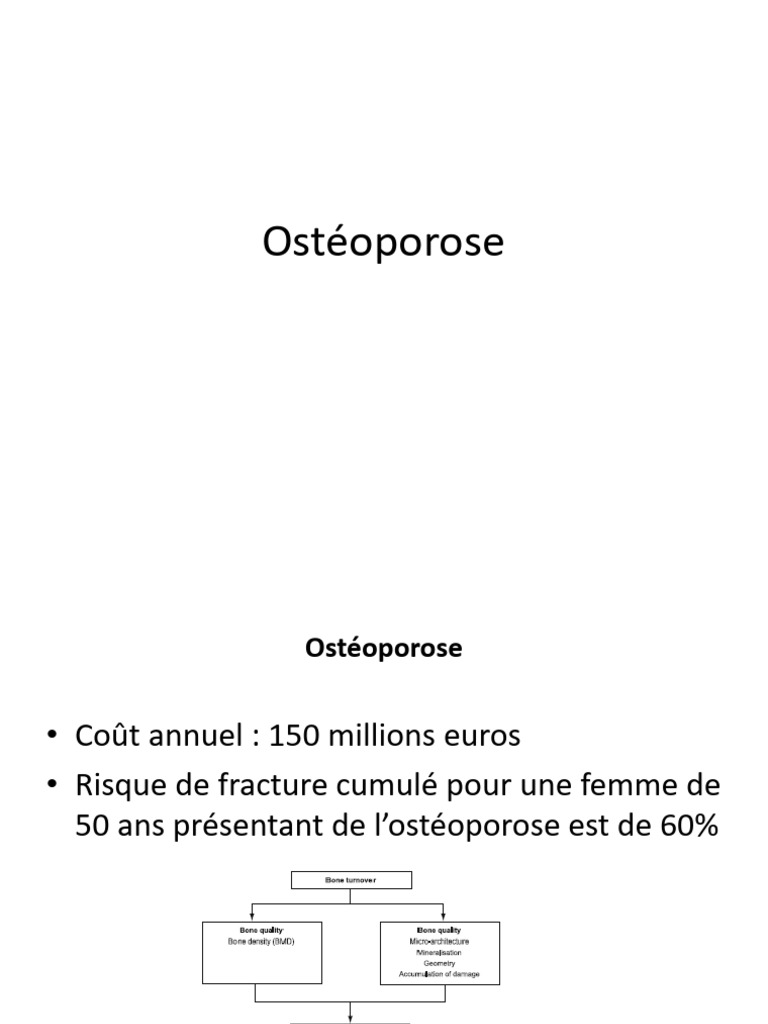 Comprendre l'ostéoporose et ses traitements PDF Ostéoporose — free download