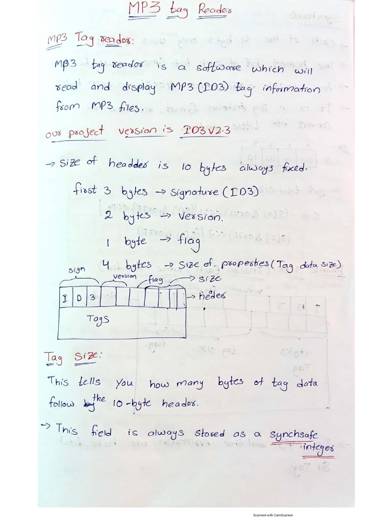 Mp3 Project Notes | PDF