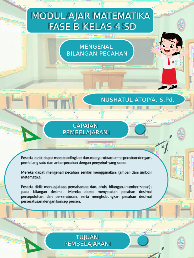 Modul Ajar Pecahan Kelas 4 SD | PDF