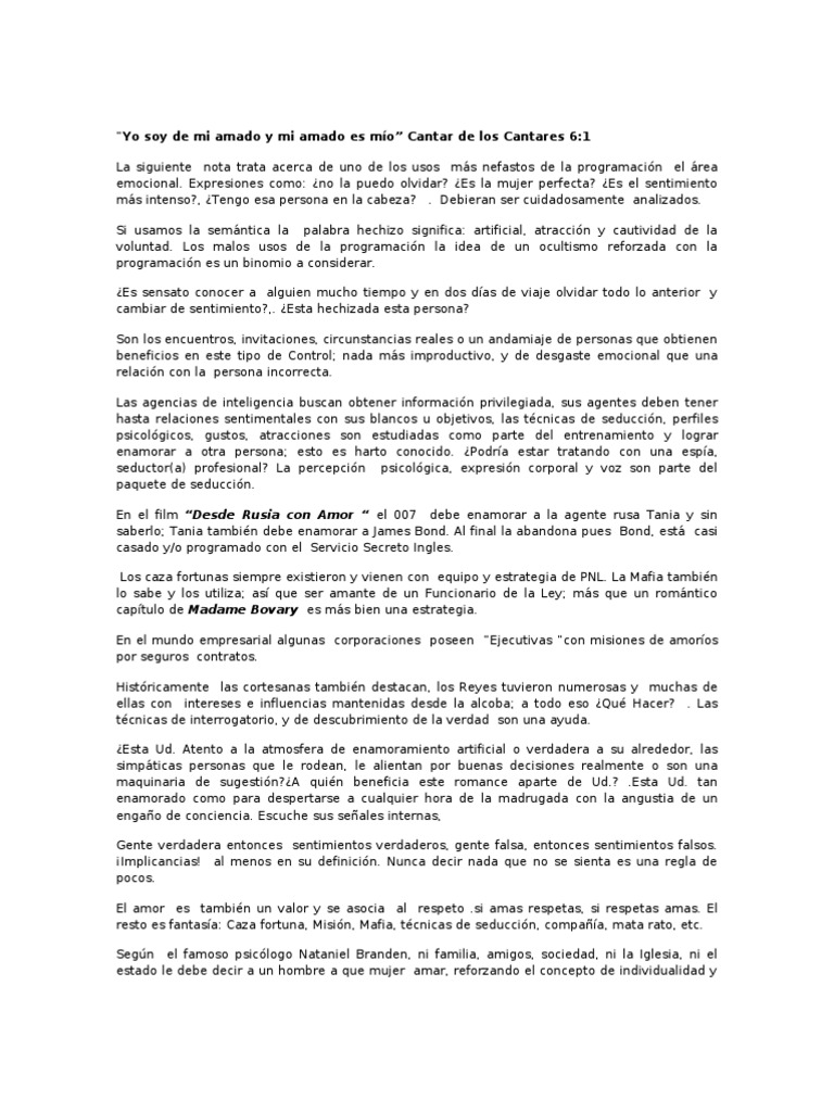 Yo Soy De Mi Amado Y Mi Amado Es Mio Amor Science