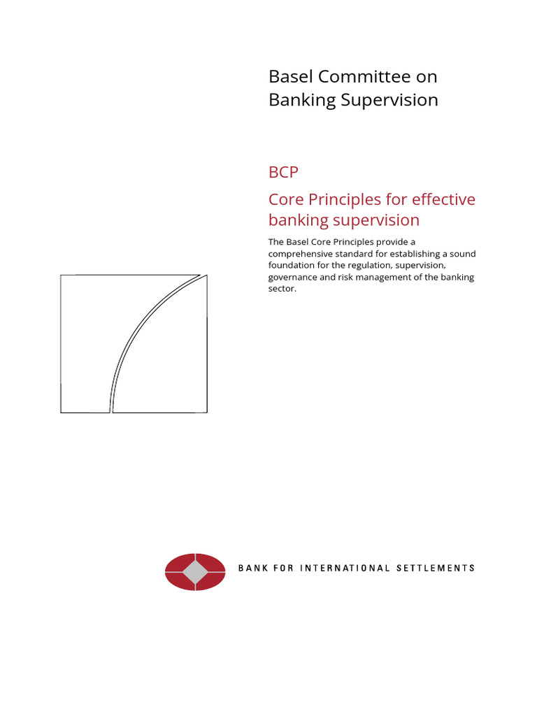 Basel Core Principles for Banking Supervision | PDF | Regulatory ...