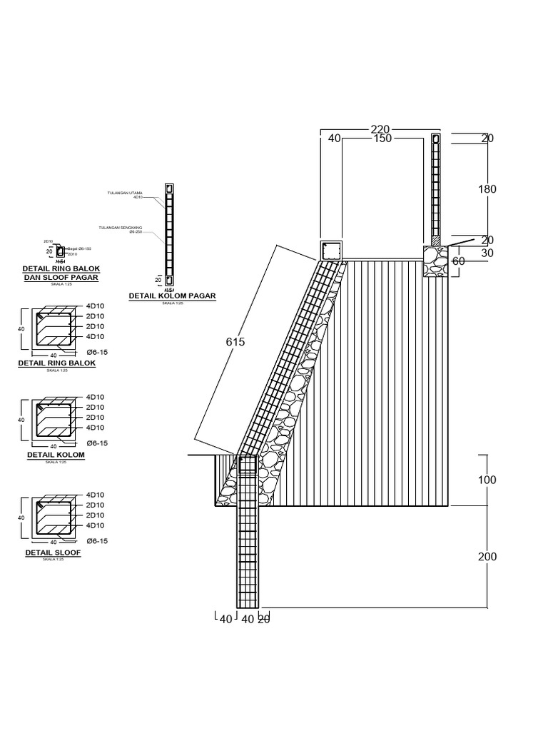 Structural Detail Calculations 1:25 | PDF