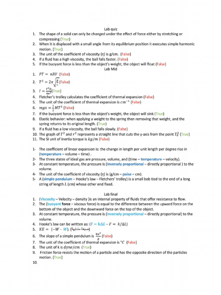 Lab Tests | PDF