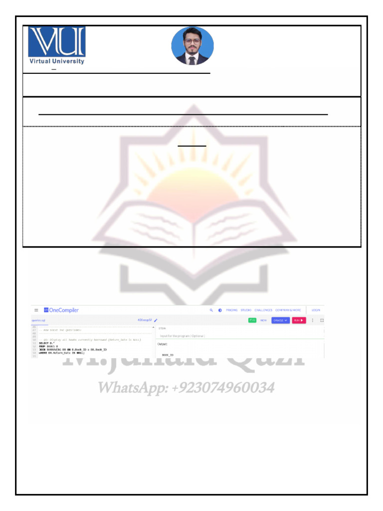 CS405 Assignment 1 Solution 2025 | PDF | Sql | Information Retrieval