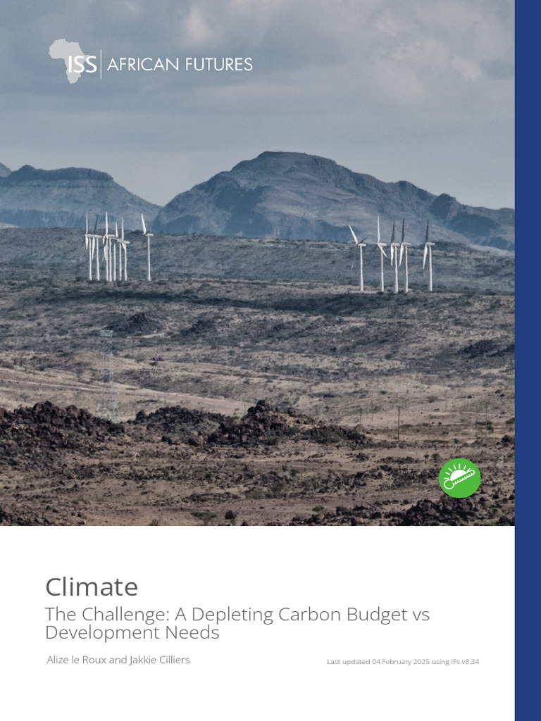 AFI Thematic Futures Climate The Challenge A Depleting Carbon Budget Vs ...