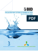 Evaluacion para Sistemas de Bombeo de Agua - Manual de Eficiencia Energética