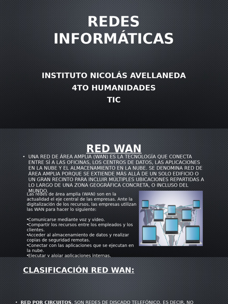 Tipos de Redes WAN y LAN Explicados | PDF | Red de área amplia | Red de ...