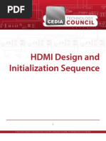 HDMI Design and Initialization Sequence