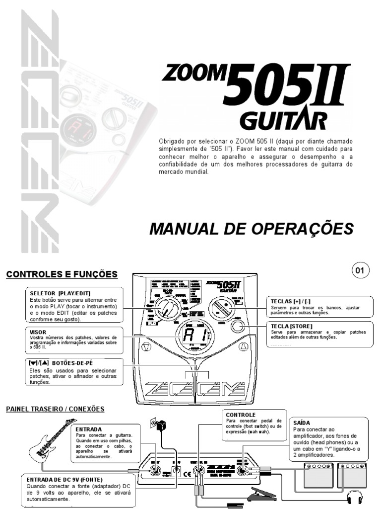 Zoom 505 Patches, PDF, Heavy Metal Music