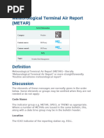 Military METAR Color Code | PDF